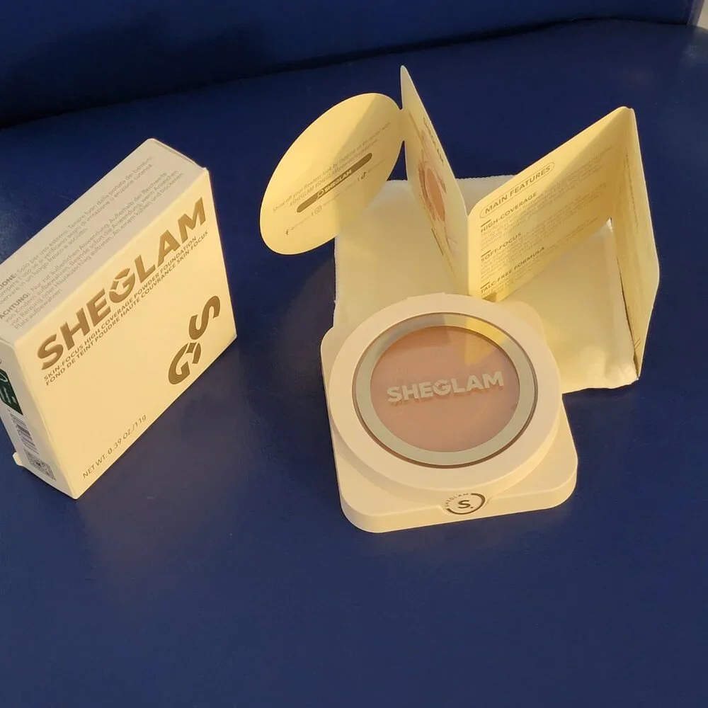 Sheglam Skin Focus High Coverage Powder Foundations Saddle NIB